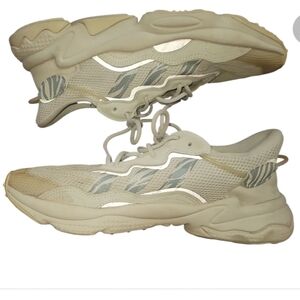 Adidas ozweego night runner athletic running shoes reflective White Sneakers